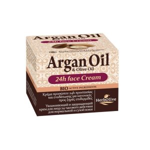 Herbolive Gezicht Crème 24H Arganolie Normaal & Droge Huid