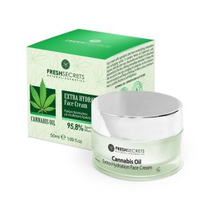 Fresh Secrets Gezichtscrème met Cannabis Olie Extra Hydratatie
