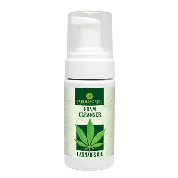 Fresh Secrets Gezicht Schuim Cleaner Met Cannabis Olie