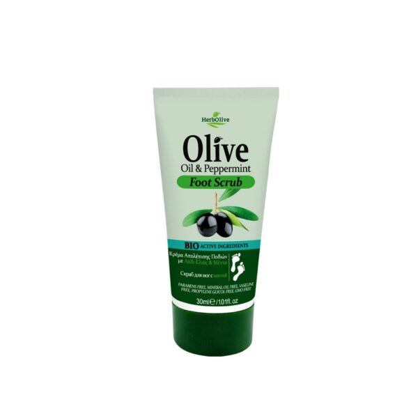 Herbolive Mini Voet Scrub Pepermunt