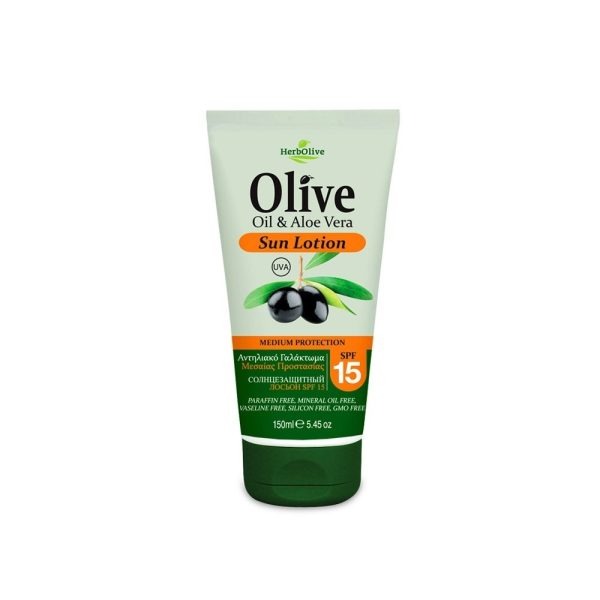 Herbolive Zon Lotion SPF 15 Aloe Vera