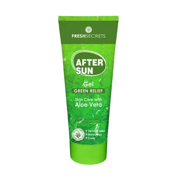 Fresh Secrets After Sun Green Relief, met Aloë Vera Mini/Reis